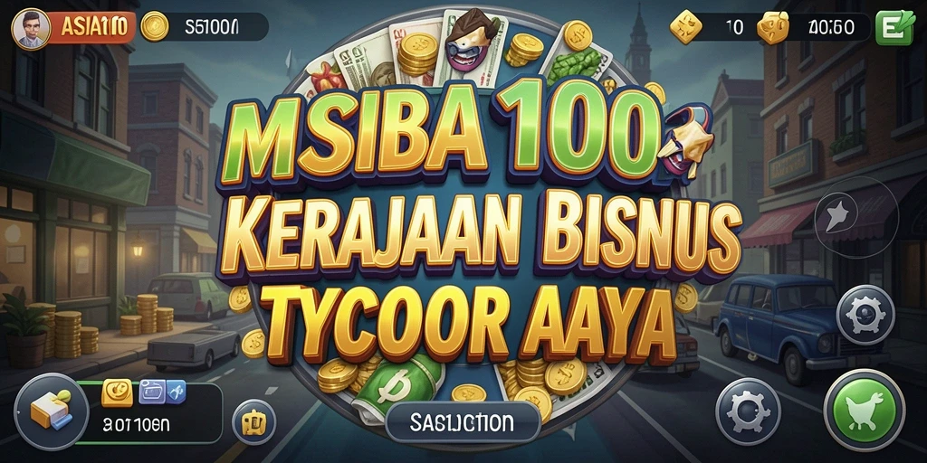 Tampilan menarik gameplay Tycoon di ASIA100.
