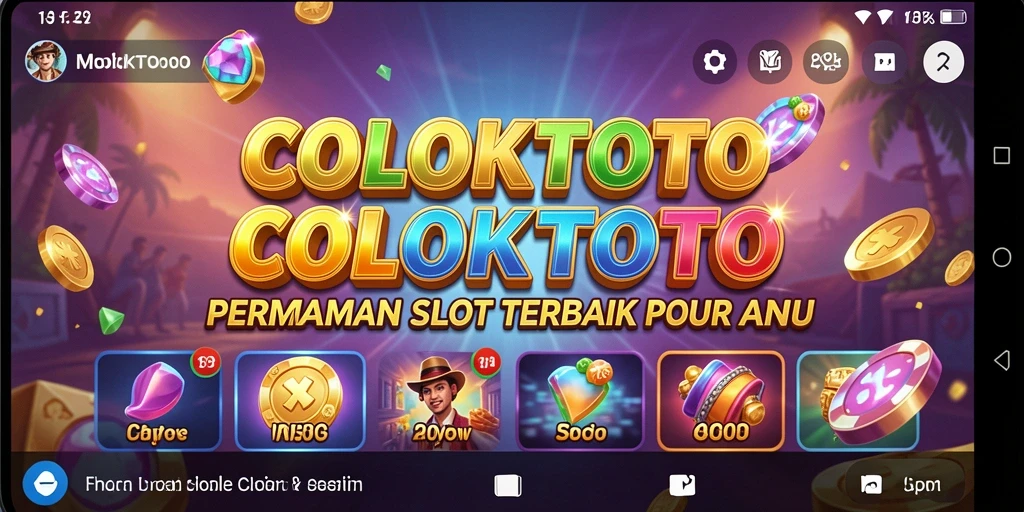 Tangkapan layar gameplay seru dari COLOKTOTO yang menampilkan slot beraneka tema.
