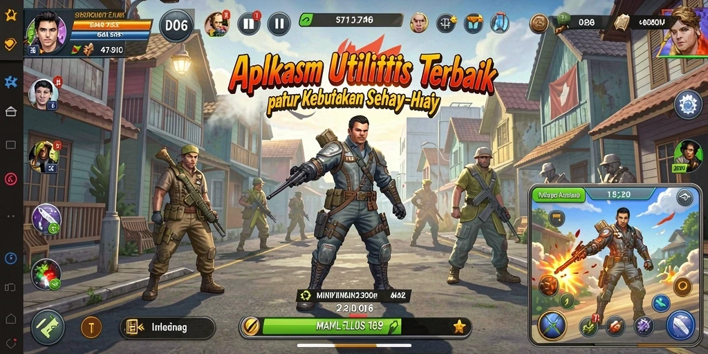 Screenshot D06 menampilkan antarmuka pengguna aplikasi Utility yang intuitif.