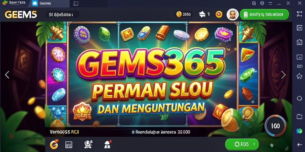 Pengalaman gameplay Slot GEMS365 yang menarik dan mengasyikkan.