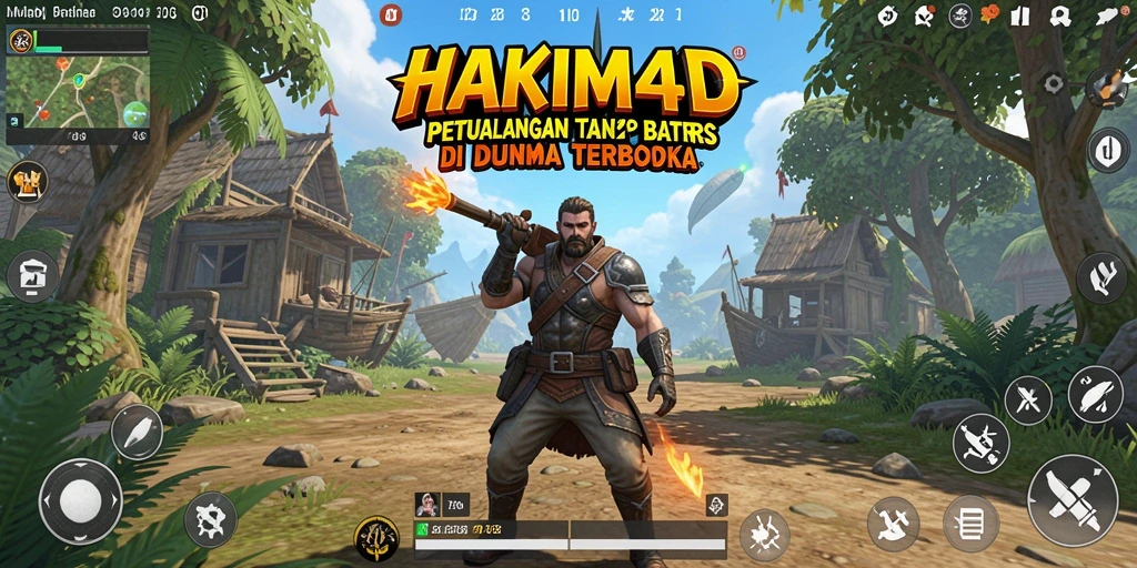 Screenshot HAKIM4D menampilkan petualangan di dunia terbuka yang kaya akan detail.