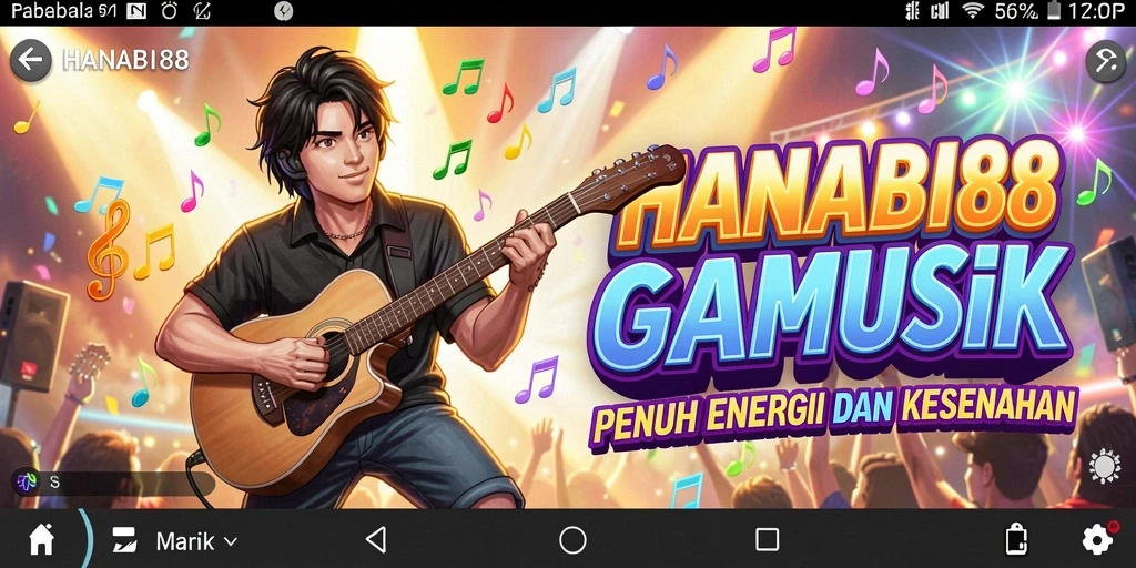Gameplay seru di HANABI88 dengan berbagai lagu menarik.