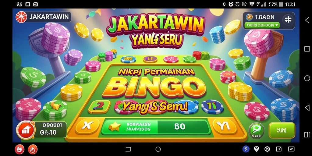 Gameplay JAKARTAWIN yang seru dalam permainan Bingo.