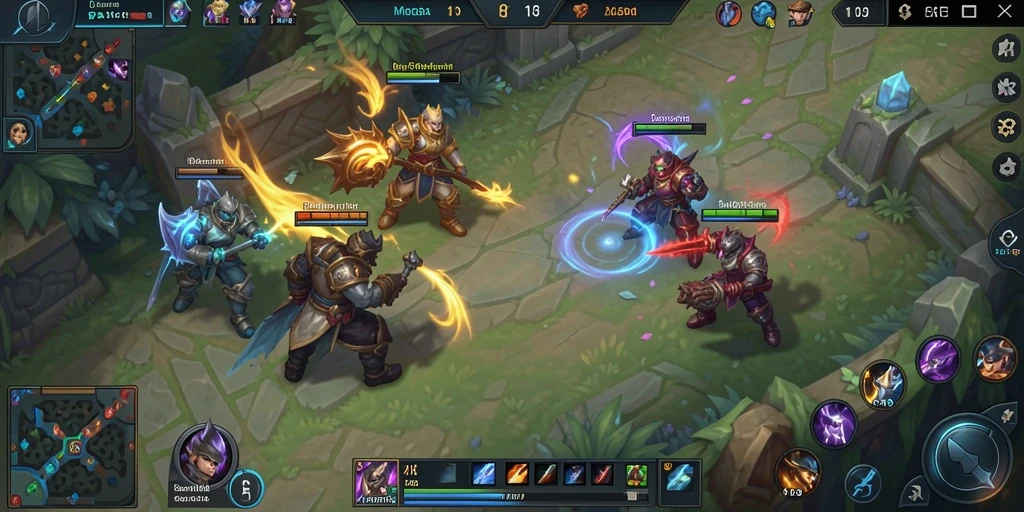 Tampilan gameplay seru dan penuh aksi di KAKRP.
