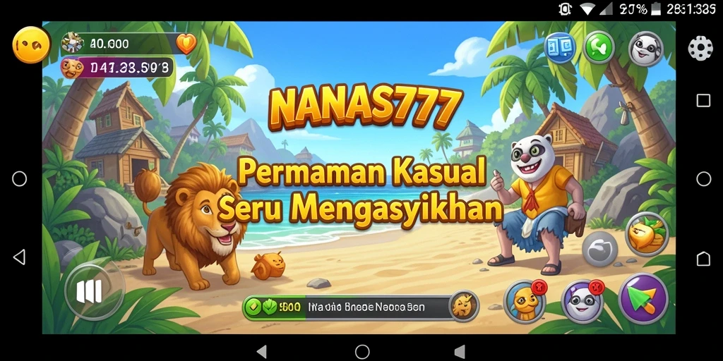 Tampilan gameplay seru dan menantang dari NANAS777.