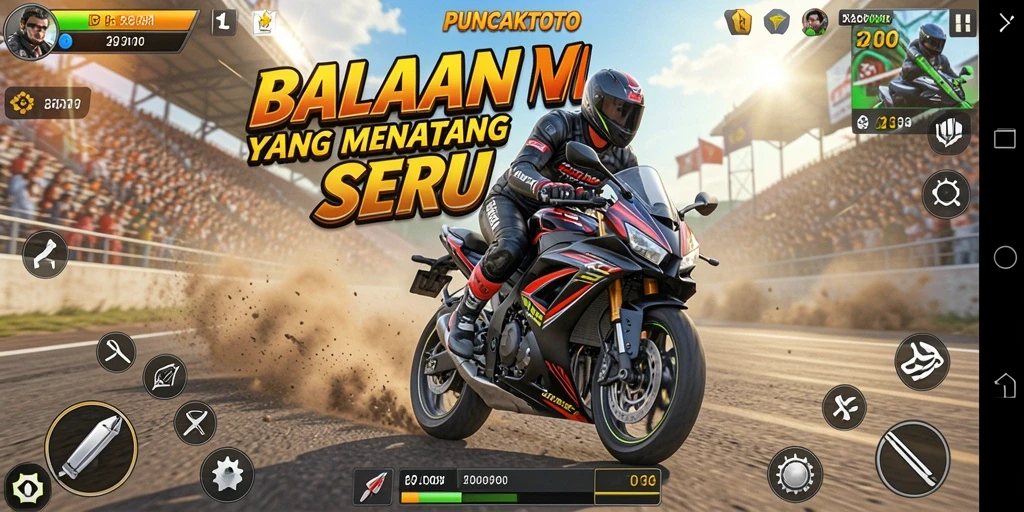 Tampilan gameplay PUNCAKTOTO yang mendebarkan dan penuh aksi.