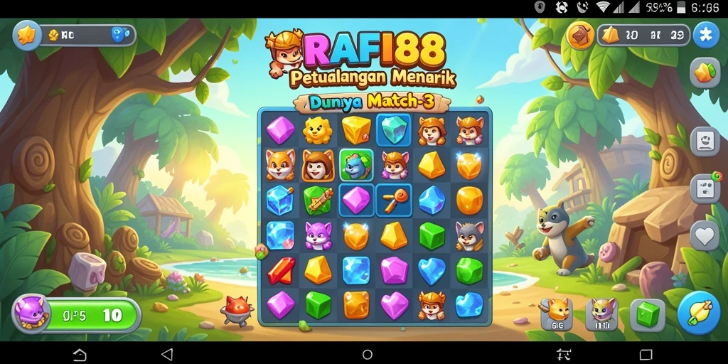 Tampilan gameplay <strong>RAFI88</strong> yang seru dan penuh warna.