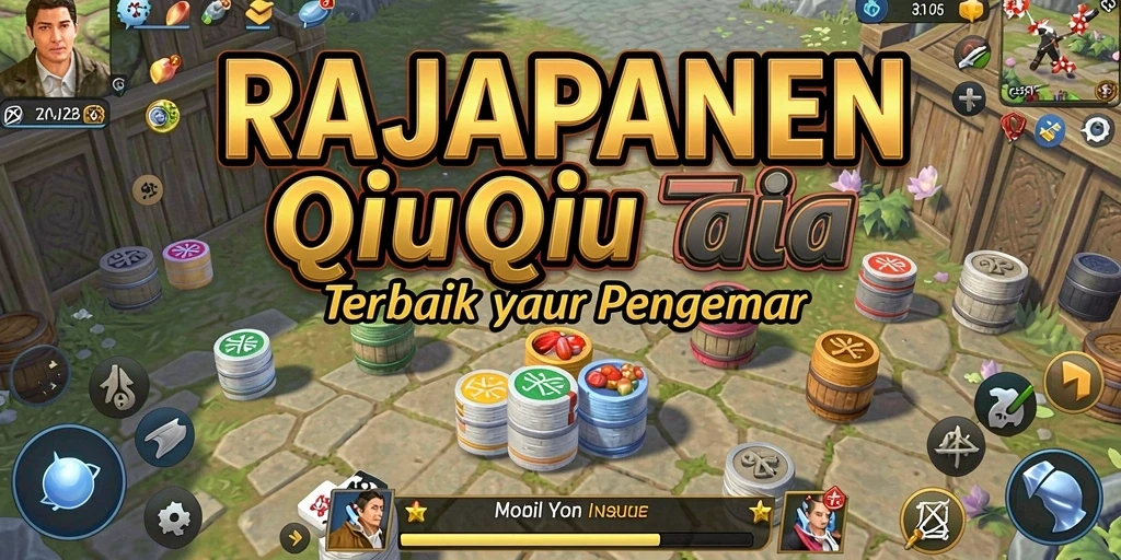Screenshot RAJAPANEN menampilkan permainan QiuQiu yang seru dan interaktif.