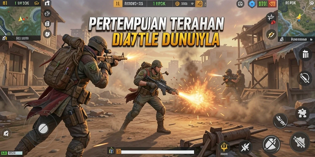 Gameplay seru RPOK dalam pertempuran Battle Royale.