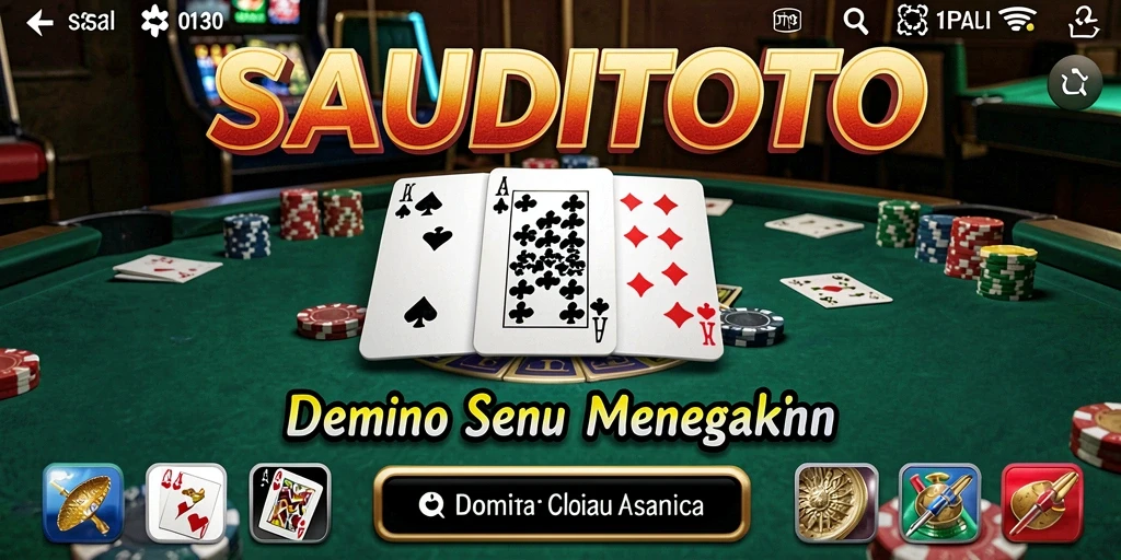 Tampilan gameplay seru dalam SAUDITOTO yang membuat ketagihan.