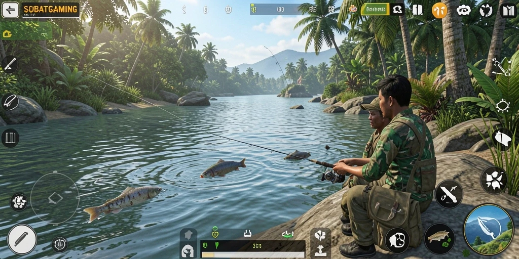 Tampilkan pengalaman memancing yang menyenangkan di SOBATGAMING.