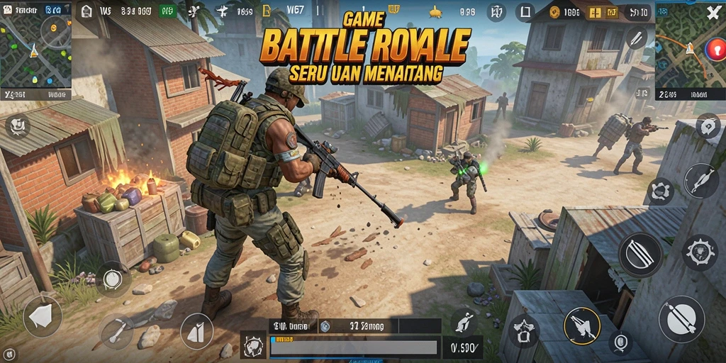 Tangkap momen pertarungan seru dalam W67, game Battle Royale terbaik.