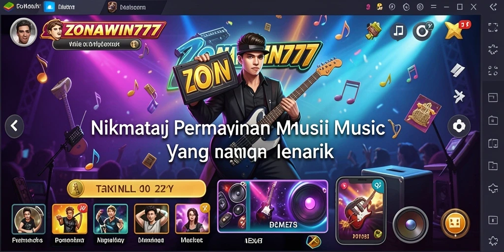 Tampilan gameplay ZONAWIN777 yang penuh warna dan interaktif.